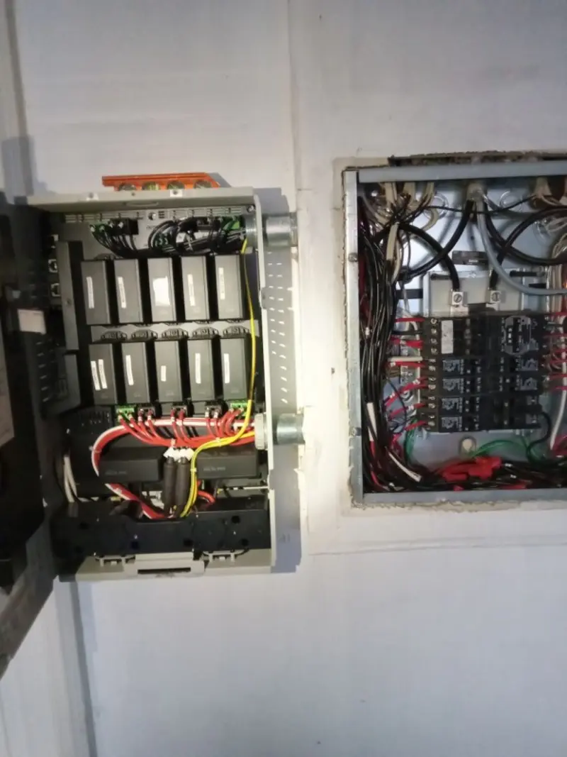 Electrical panel upgrade completed for Carbon Monoxide Detector Installation in North Andover